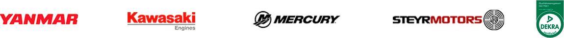 Reihe mit Logos der Hersteller
