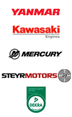 Reihe mit Logos der Hersteller