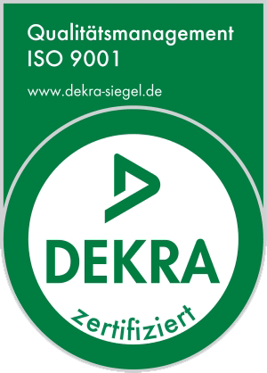 DEKRA ISO 9001 zertifiziert